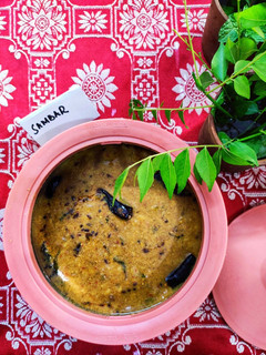 A picture of Sambar - Serve with Dosa.