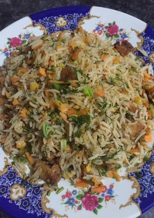 A picture of Vegetables rice ❤️.