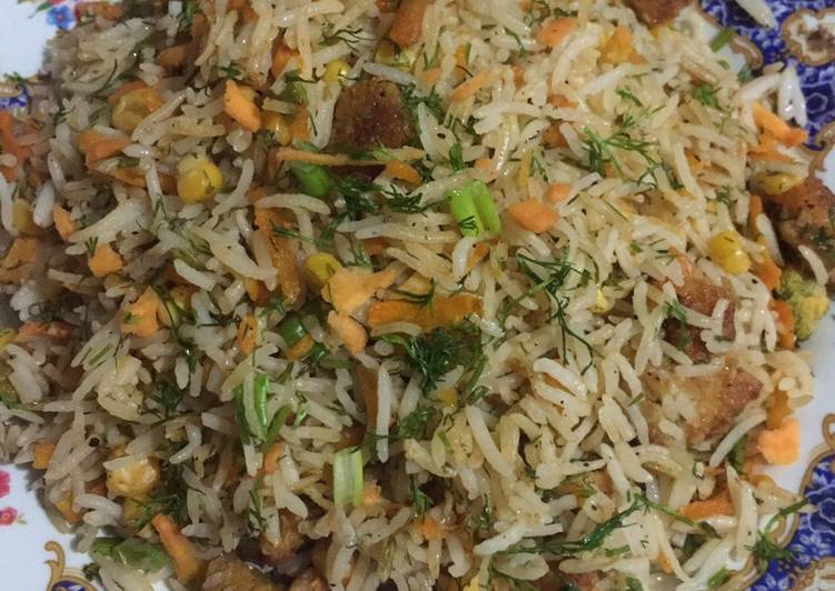 How to Cook Appetizing Vegetables rice ❤️
