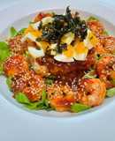 Cơm sốt tôm chua ngọt 칠리새우덮밥