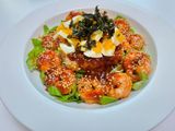 Cơm sốt tôm chua ngọt 칠리새우덮밥
