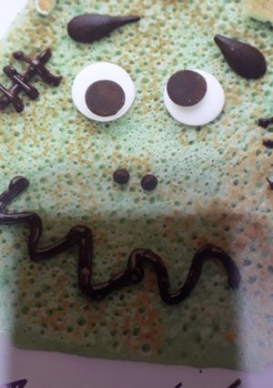 Una foto de Crêpe Frankenstein