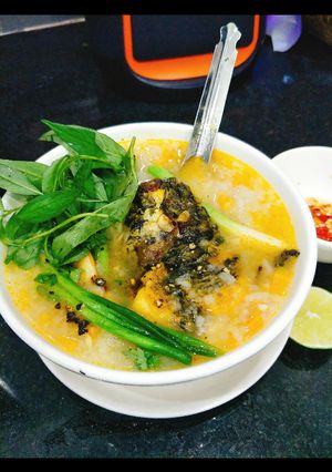 Hình của món Cháo cá lóc ngày mưa.