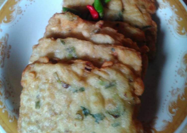 Tempe balut terigu