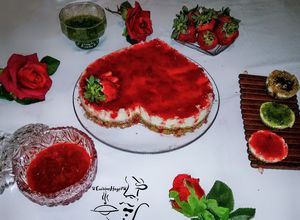 صورة لوصفة تشيز كيك بدون ماسكاربون و بدون كريمة و الذوق خرافي 😋🥧