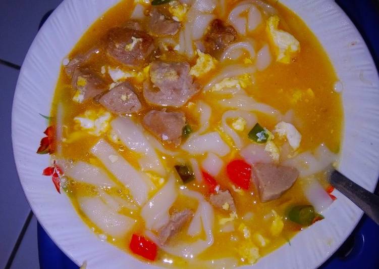 Resep Kwetiaw kuah endess simpel Anti Gagal