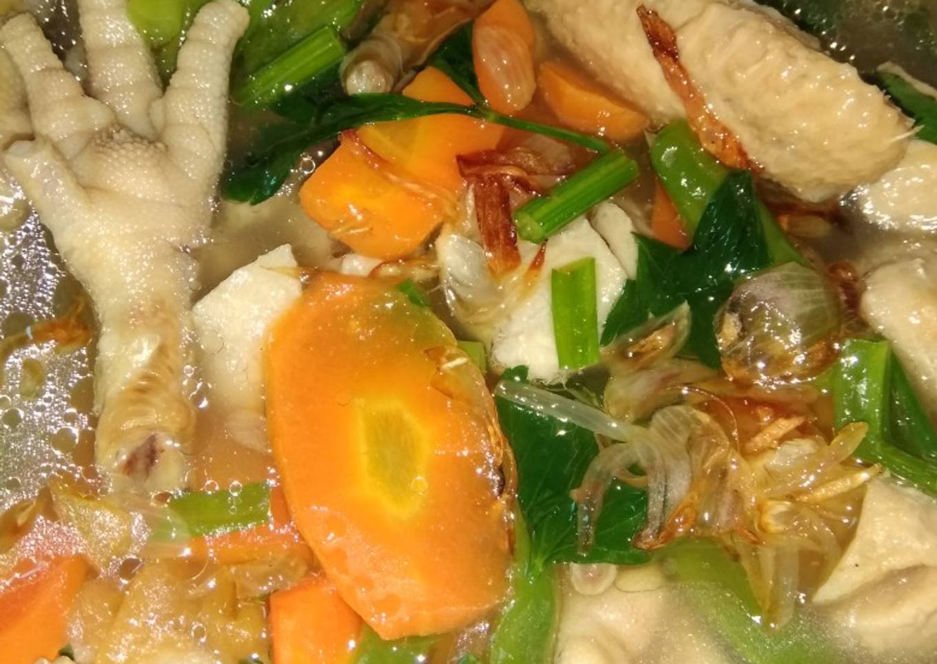 Sop ceker ayam