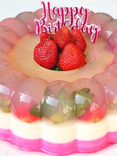 Foto resep PUDDING STRAWBERRY YOGHURT | Ide Pengganti Kue Ultah