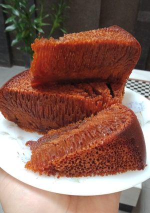 Foto resep Bolu karamel sarang semut