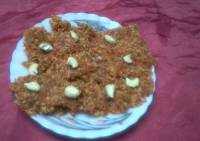 Homemade Carrot Halwa