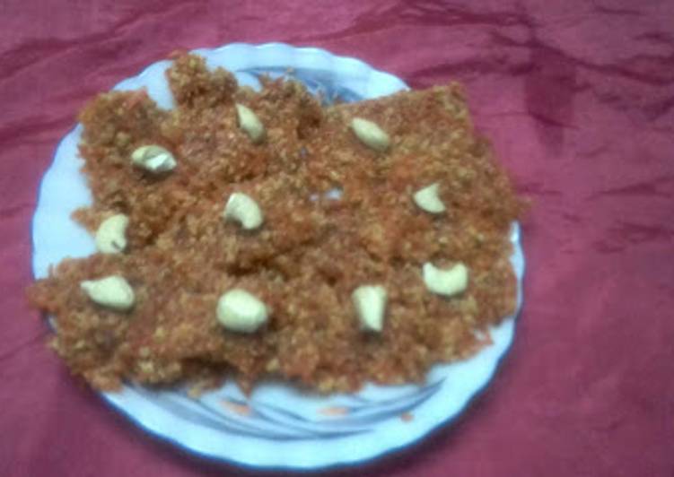 Homemade Carrot Halwa