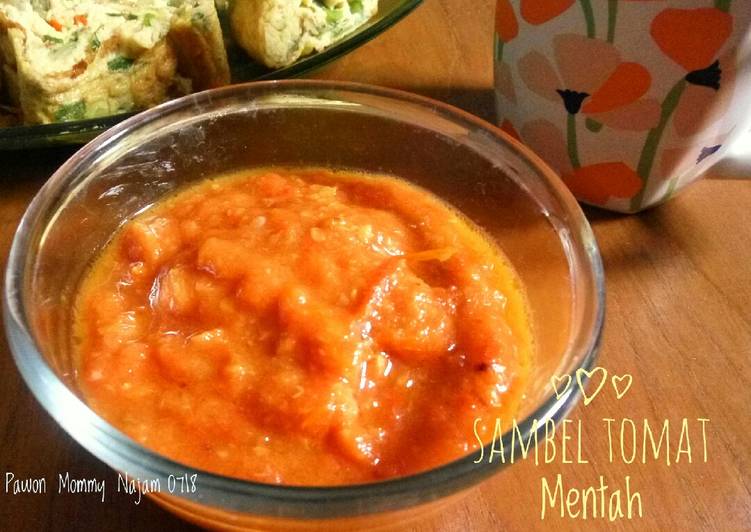 Cara Memasak Sambel Tomat Mentah yang Enak