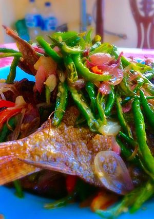 Foto resep Ikan siram cabe ijo