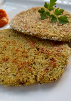 Una foto de Milanesas de mijo