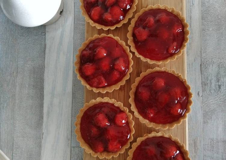 Resep Strawberry Pie/Tartlets yang Enak Banget