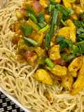 Mango Habanero Chicken with Olio Spaghetti