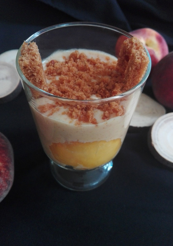 Una foto de Mousse de pan de especias