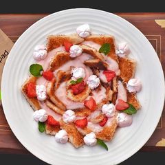The strawberry swirl#happybirthdayCookpad A picture of The strawberry swirl#happybirthdayCookpad.