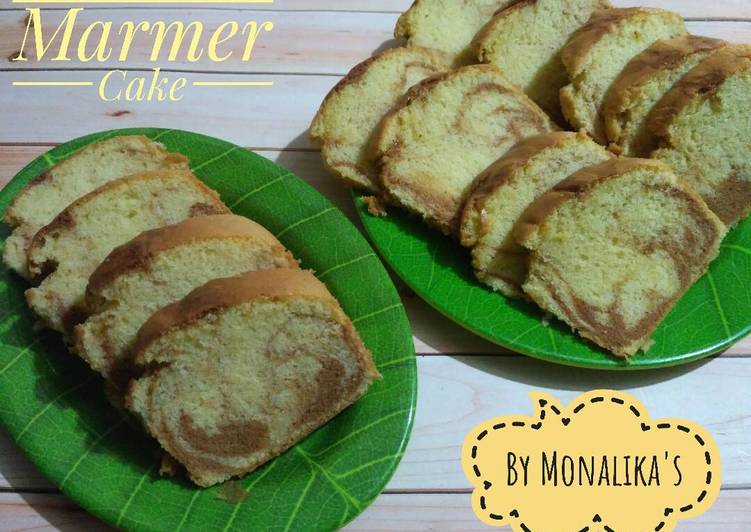 Resep Marmer Cake Pak Sahak yang Enak