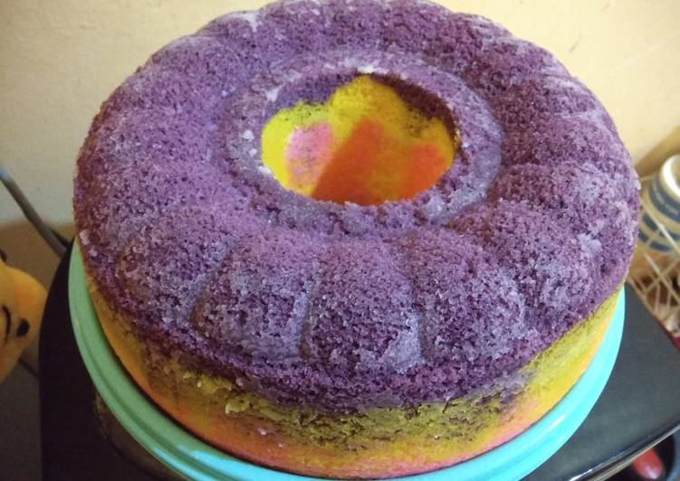 Bolu Kukus Warna Warni No Mixer