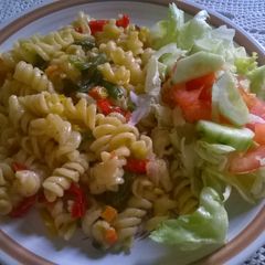 A picture of Fusilli italian pasta.