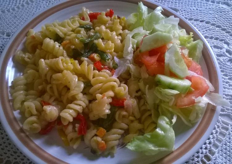 Fusilli italian pasta