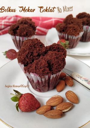 Foto resep Bolkus Mekar Coklat (No Mixer, enak-anti gagal)