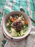 Sop Iga Sapi Bakso Mutiara
