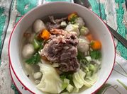 Gambar sup bakso daging