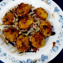Chicken Gola Kebab / Oval shaped chicken kebab 🍢 A picture of Chicken Gola Kebab / Oval shaped chicken kebab 🍢.