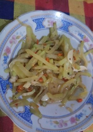 Foto resep Oseng manisa/labu Siam simple