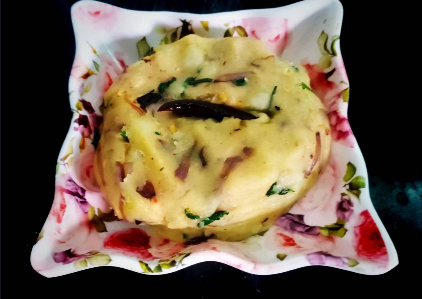 Fried Potato Mashed/vaja aloo bharta (Bangladesh)