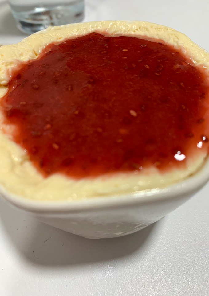 Una foto de Cheesecake de queso al vapor - Monsieur Cuisine Smart