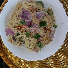 A picture of No oil mayonnaise wheat spaghetti.
