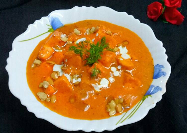 Recipe of Perfect Paneer makhani/paneer butter masala