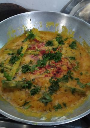 સરગવાનું ચણાના લોટવાળું શાક રેસીપી મુખ્ય ફોટો