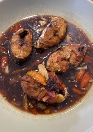 Foto resep Ikan Tenggiri Goreng Asam Jawa