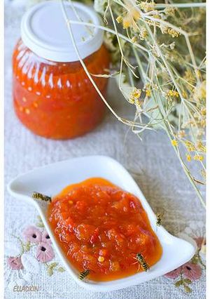 Фото Варенье из острого перца/Marmellata di peperoncino.
