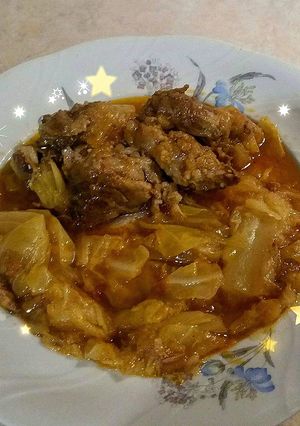 Φωτογραφία της συνταγής Χοιρινό με λάχανο 🍖🍴