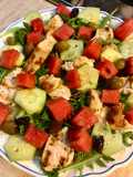 Insalata di pollo e cocomero