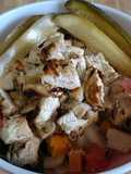 Smoked Whiskey Pickle Grilled Chicken Salad