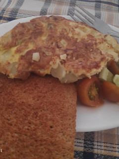 Una foto de Tortilla de patatas ligera 💪