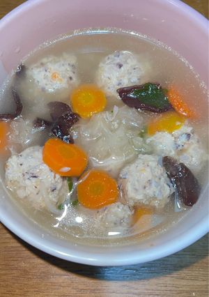 Foto resep Sup Bakso Rambutan