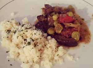 Una foto de Couscous vegetariano