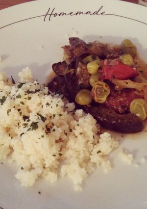 Una foto de Couscous vegetariano