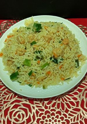 A picture of Prawn Fried Rice.