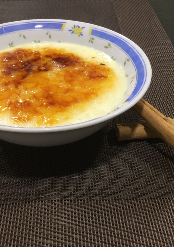 Una foto de Arroz con leche asturiano, como lo hacía mi suegra, olla lenta