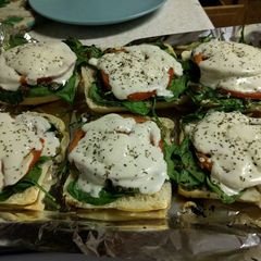 A picture of Italian Flatbread Sandwich.