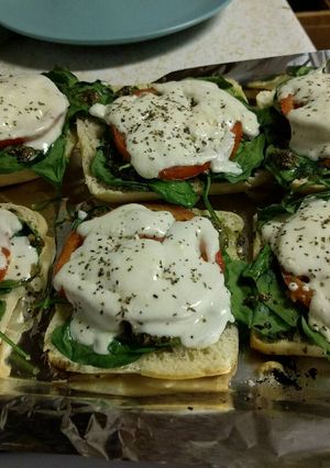 A picture of Italian Flatbread Sandwich.