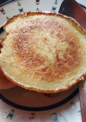 Gambar 🥞 🍌 Pancake Pisang + Oat 🍌🥞